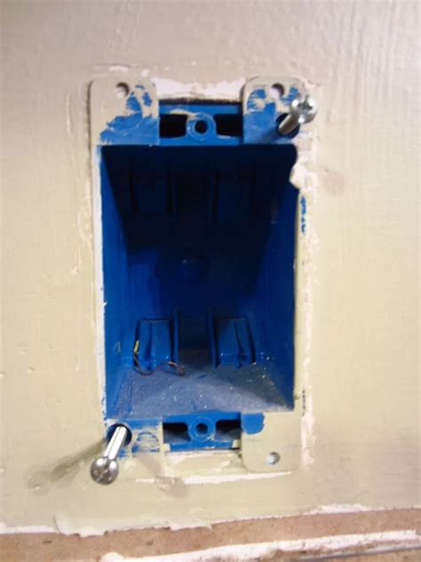 drywall unused electrical box|putting electrical box existing drywall.